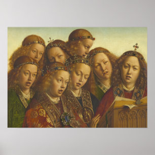 Poster Jan van Eyck Singing angels Gand CC0184