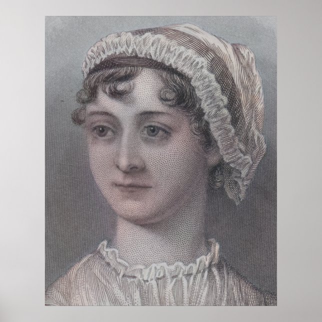 Poster Jane Austen - Auteur (Devant)