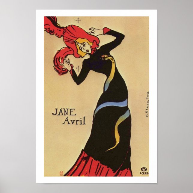 Poster Jane Avril (Devant)