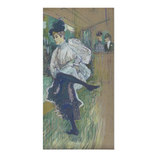 Poster Jane Avril Danse par Henri de Toulouse-Lautrec (Devant)