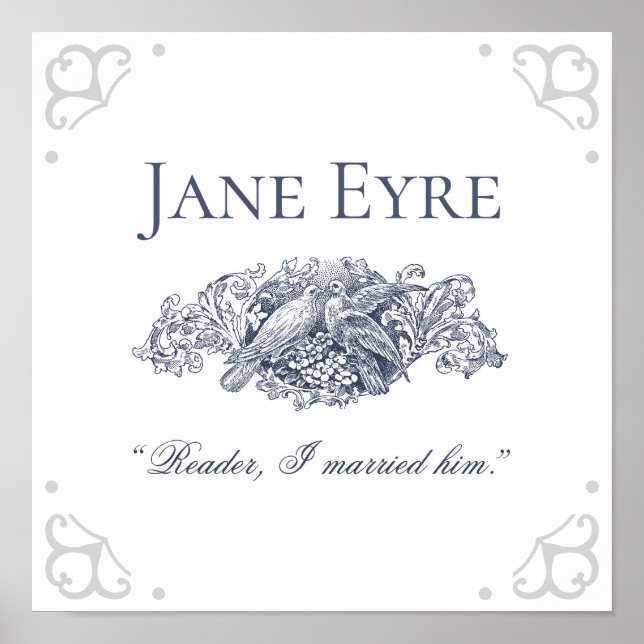 Poster Jane Eyre - Lecteur Je L'Ai Marié - Doses (Devant)