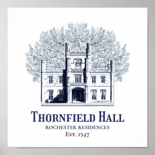 Poster Jane Eyre Thornfield Hall Rochester Résidences