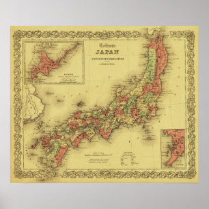 Poster JapanPanoramic MapJapan