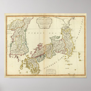 Poster Japon, Corée