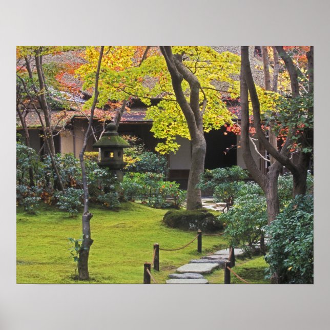Poster Japon, Kyoto, Arashiyama, Okochi Sanso (Devant)