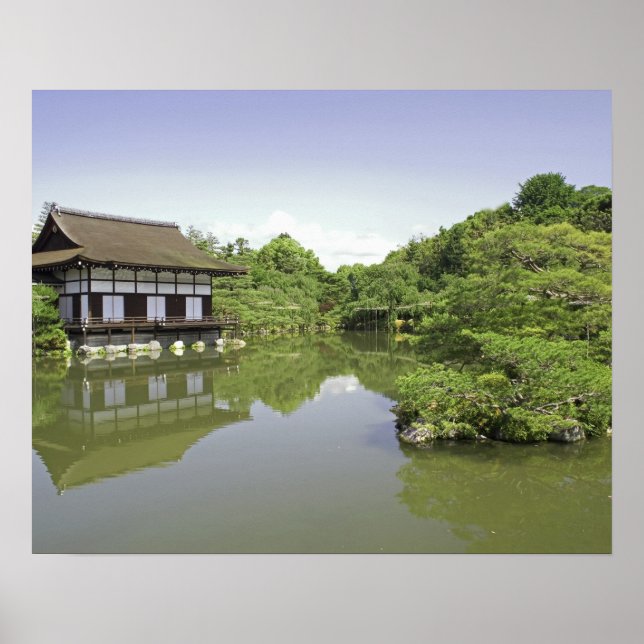 Poster Japon, Kyoto, Jardin japonais de Heian Shrine 2 (Devant)
