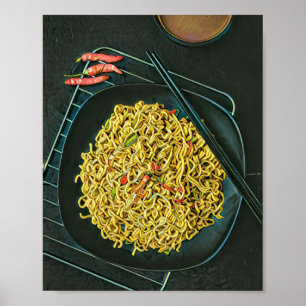 Poster Japonais Amateurs de fruits