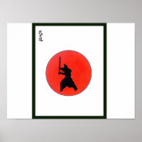 Poster Japonais Bushido Way Of The Warrior