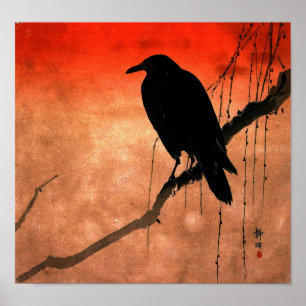 Poster japonais Raven