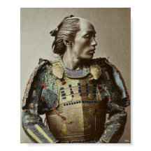 Japonais Samurai Vintage photo couleur main