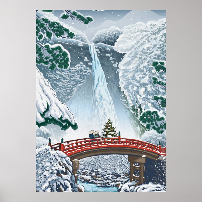 Poster Japonais vintage illustré (Devant)