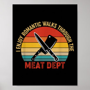 Poster J'Apprécie Les Promenades Romantiques À Travers Le