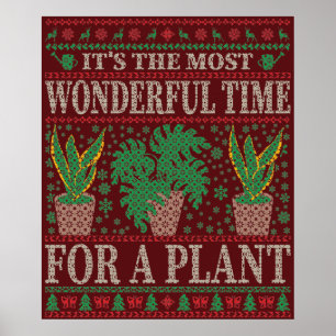 POSTER JARDENING FUNNY CHRISTMAS CITE UN PEU PLUS SUCRÉ