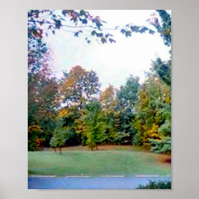 Poster Jardin arrière (Devant)