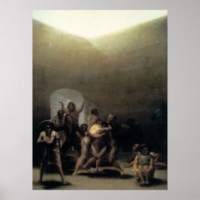 Poster 'Jardin avec des lunatiques' (Devant)