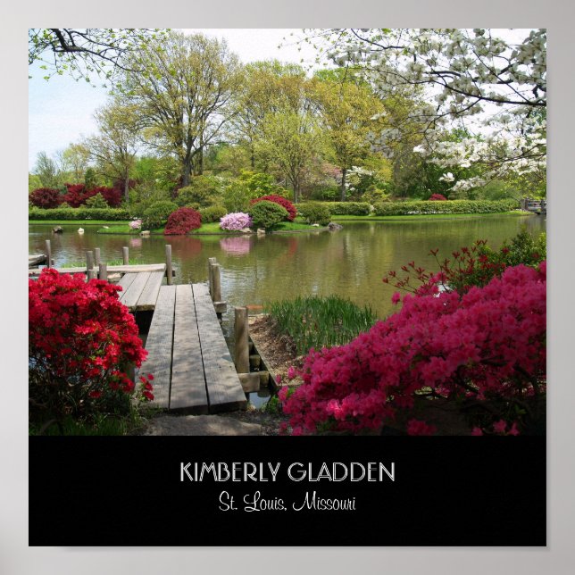 Poster Jardin botanique du Missouri (Devant)