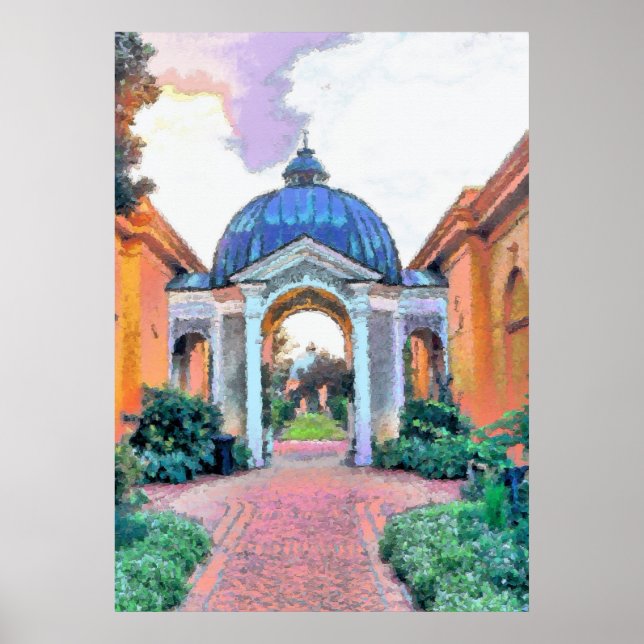 Poster Jardin, City Park, La Nouvelle-Orléans (Devant)