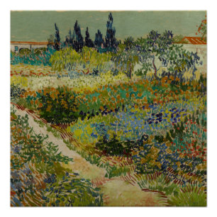 Poster Jardin d'Arles - Vincent Van Gogh