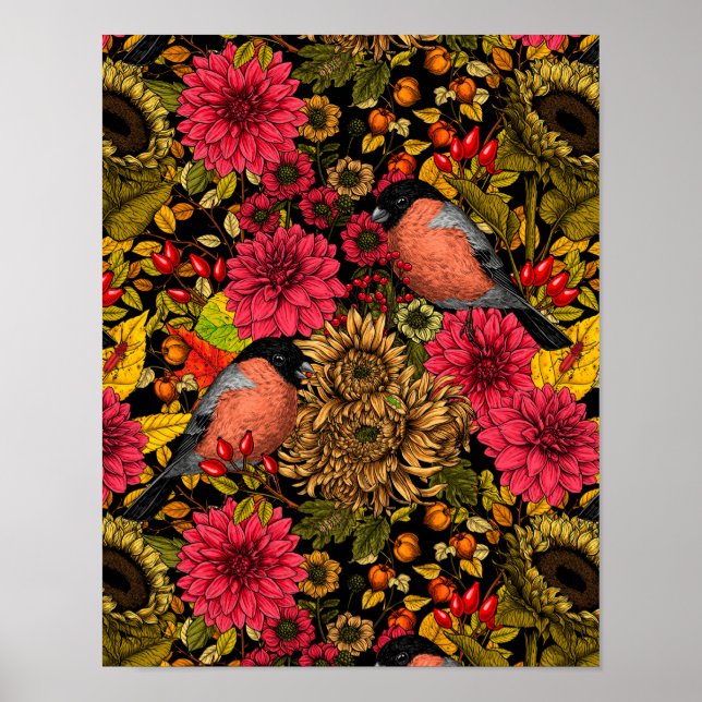 Poster Jardin d'automne 2 (Devant)