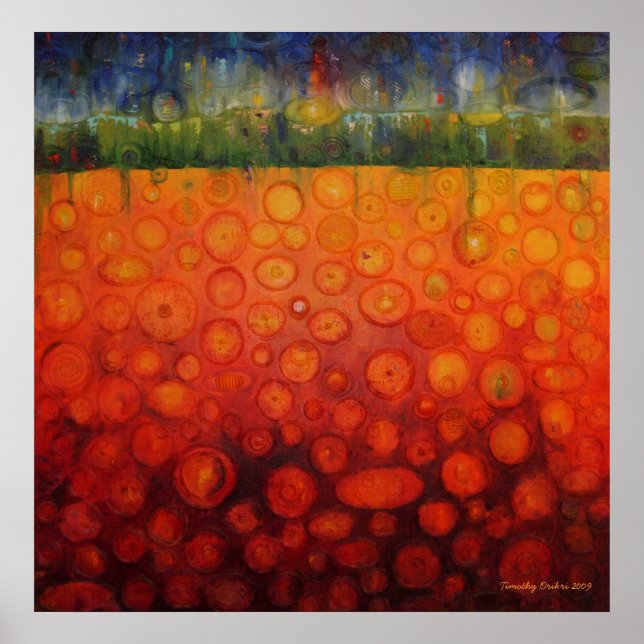 Poster Jardin de Cyndi - Toile Imprimer (Devant)