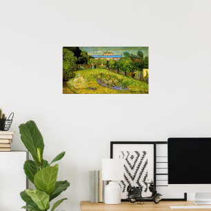 Poster Jardin de Daubigny par Vincent van Gogh, Le Jardin