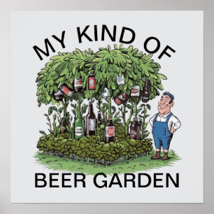 Poster Jardin de la bière