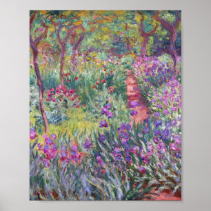 Poster Jardin de l'artiste à Giverny par Claude Monet
