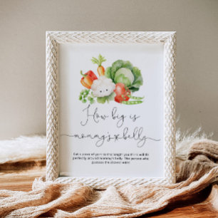 Poster Jardin de légumes quelle taille est le jeu ventre 