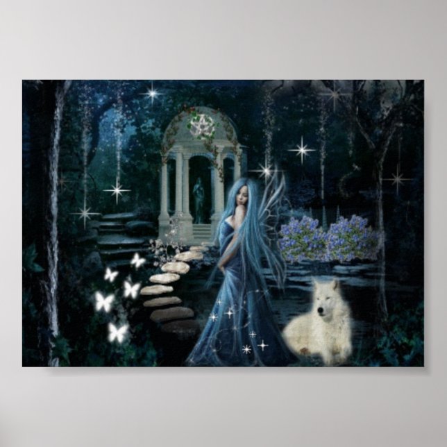 Poster Jardin de minuit (Devant)
