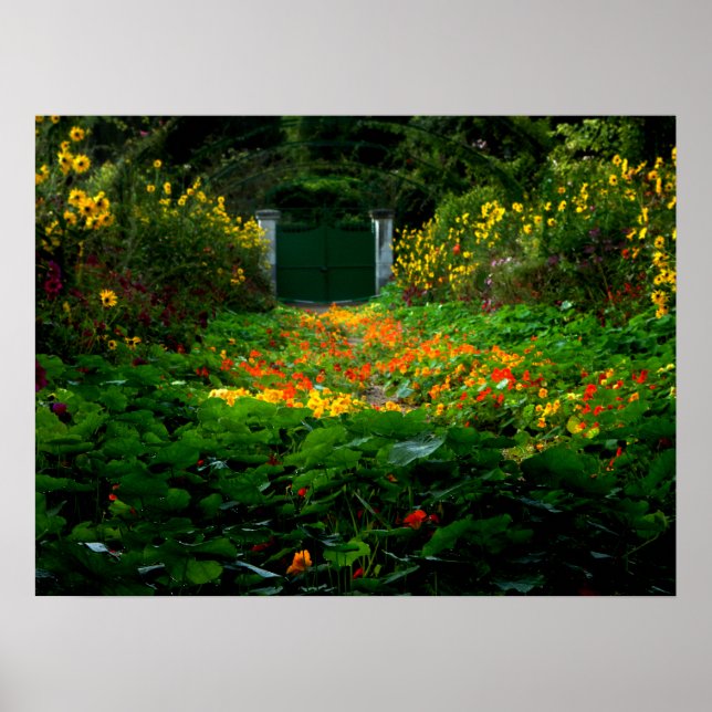 Poster Jardin de Monet, Giverny, France en automne (Devant)