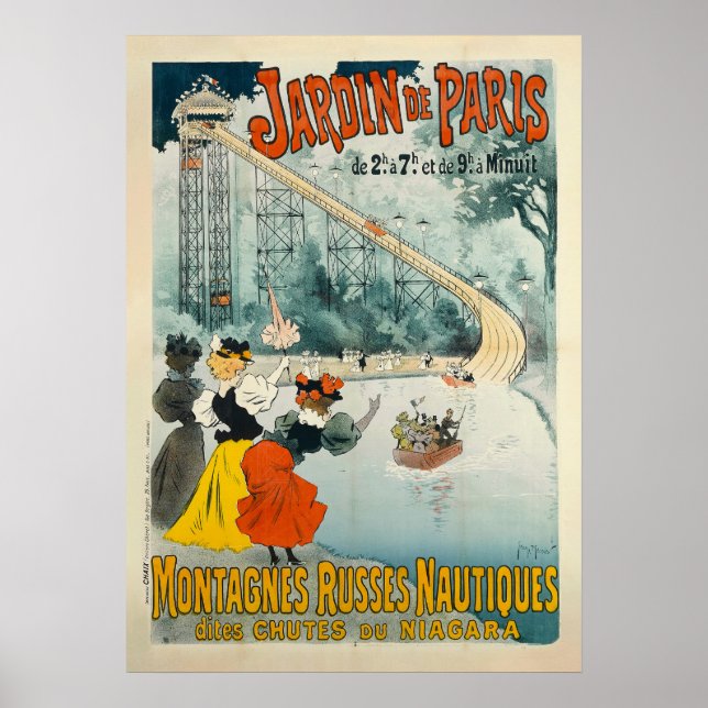 Poster Jardin de Paris | Georges Meunier (Devant)
