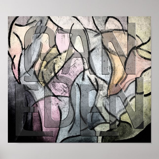 Poster Jardin d'Eden (Devant)