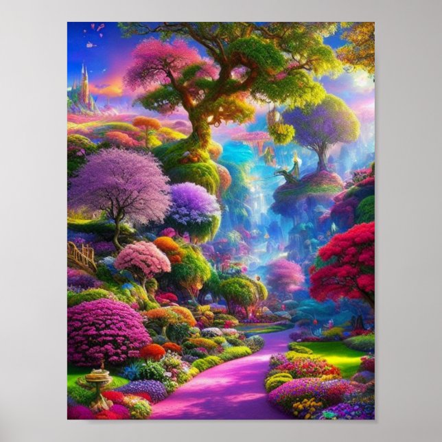 Poster Jardin d'Eden (Devant)