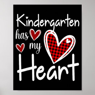 Poster Jardin d'enfants a mon cœur Buffalo Print Professe