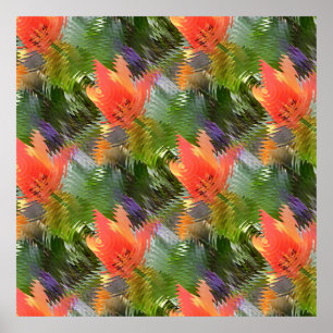 Poster Jardin des dinosaures......