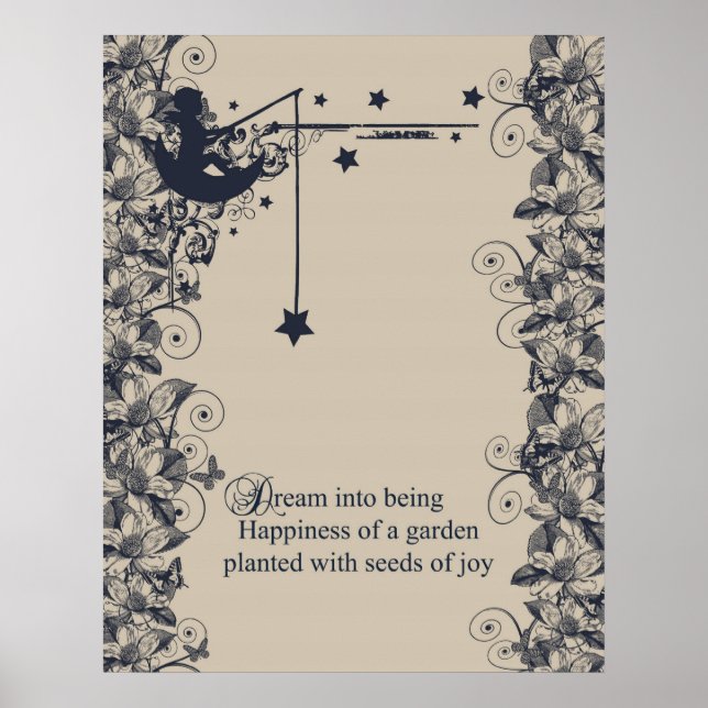 Poster Jardin des fées (Devant)