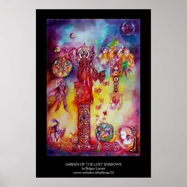 POSTER JARDIN DES OMBRES PERDUES, DES FOYERS ET DES PAPIE (Devant)