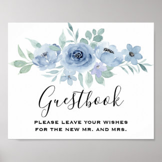 Poster Jardin d'été Aquarelle Mariage floral