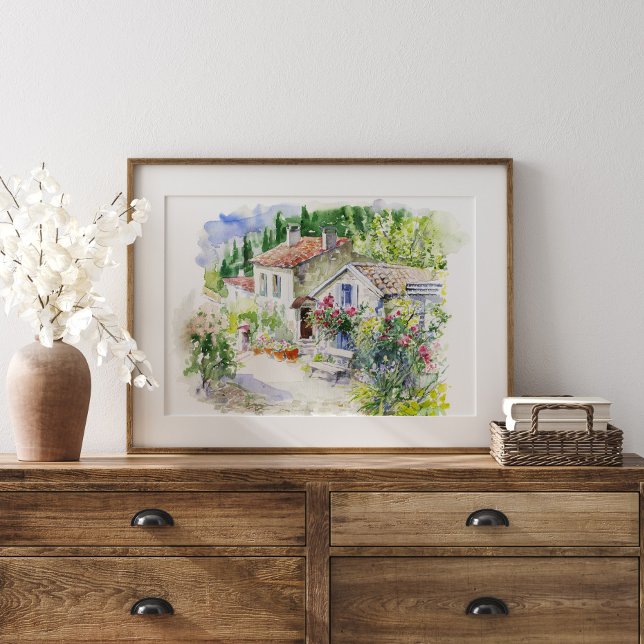 Poster Jardin d'été de printemps (Créateur téléchargé)