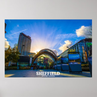 Poster Jardin d'hiver de Sheffield