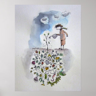 Poster Jardin d'Introvert