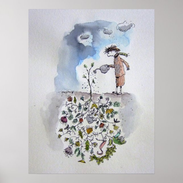 Poster Jardin d'Introvert (Devant)