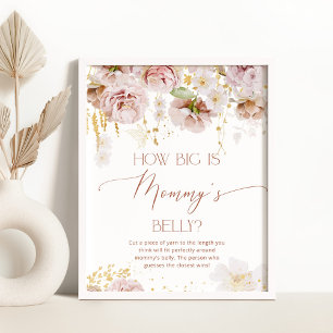 Poster Jardin doré beige quelle taille est le jeu du vent