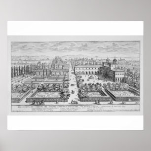 Poster Jardin du Grand-Duc de Toscane sur le Monte P