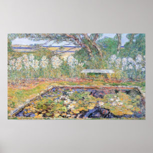 Poster Jardin d'une longue île par Frederick Childe Hassa