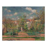Jardin en plein soleil, Camille PIssarro, 1876