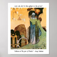 Jardin enchanté illustration vintage Kay Nielsen