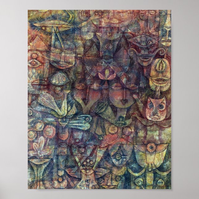 Poster Jardin étrange : Paul Klee 1923 (Devant)
