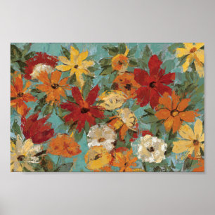Poster Jardin Expressif Lumineux