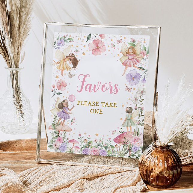 Poster Jardin Fairy Floral Symbole d'anniversaire Faveurs (Créateur téléchargé)
